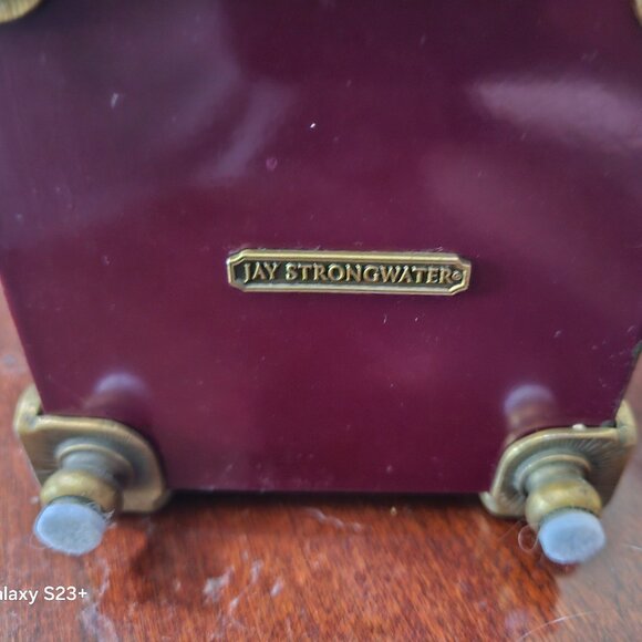 RARE JAY STRONGWATER ARABESQUE DARJEELING DESK OFFICE CRYSTAL TRINKET BOX TRAY - Picture 12 of 12